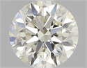 0.75 Carats, Round with Excellent Cut, L Color, VS2 Clarity and Certified by GIA