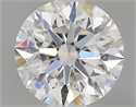 0.41 Carats, Round with Excellent Cut, F Color, VS2 Clarity and Certified by GIA