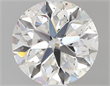1.00 Carats, Round with Very Good Cut, F Color, SI1 Clarity and Certified by GIA