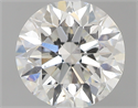 1.00 Carats, Round with Excellent Cut, H Color, SI1 Clarity and Certified by GIA