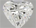 0.70 Carats, Heart I Color, VS1 Clarity and Certified by GIA