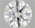 0.62 Carats, Round with Excellent Cut, F Color, SI1 Clarity and Certified by GIA
