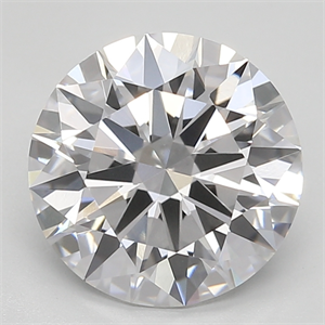 Picture of Lab Created Diamond 2.49 Carats, Round with ideal Cut, E Color, vvs2 Clarity and Certified by IGI