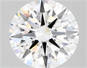 Lab Created Diamond 2.34 Carats, Round with excellent Cut, E Color, vvs1 Clarity and Certified by IGI