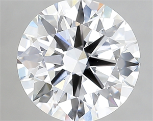 Picture of Lab Created Diamond 2.29 Carats, Round with ideal Cut, D Color, vvs2 Clarity and Certified by IGI