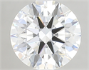 Lab Created Diamond 2.24 Carats, Round with ideal Cut, E Color, vvs2 Clarity and Certified by IGI