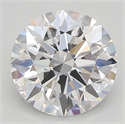 Lab Created Diamond 2.03 Carats, Round with ideal Cut, D Color, vs2 Clarity and Certified by IGI
