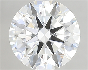 Picture of Lab Created Diamond 2.03 Carats, Round with ideal Cut, F Color, vvs1 Clarity and Certified by IGI