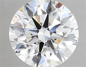 Picture of Lab Created Diamond 2.01 Carats, Round with ideal Cut, F Color, vs1 Clarity and Certified by IGI
