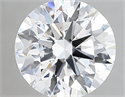 Lab Created Diamond 2.00 Carats, Round with ideal Cut, E Color, vs2 Clarity and Certified by IGI