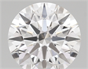 Lab Created Diamond 1.87 Carats, Round with ideal Cut, E Color, vvs2 Clarity and Certified by IGI