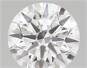 Lab Created Diamond 1.85 Carats, Round with ideal Cut, D Color, vvs1 Clarity and Certified by IGI