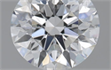 0.70 Carats, Round with Excellent Cut, D Color, SI1 Clarity and Certified by GIA