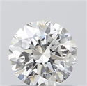 0.50 Carats, Round with Very Good Cut, H Color, SI1 Clarity and Certified by GIA