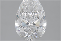 2.03 Carats, Pear E Color, SI1 Clarity and Certified by GIA