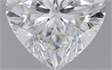 1.04 Carats, Heart E Color, VS2 Clarity and Certified by GIA