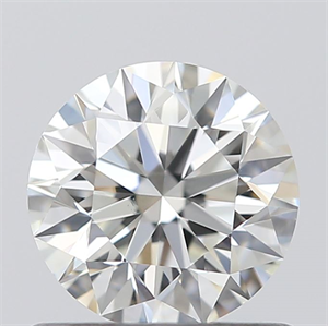 Picture of 0.73 Carats, Round with Excellent Cut, H Color, VS2 Clarity and Certified by GIA