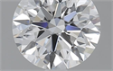 1.21 Carats, Round with Excellent Cut, D Color, VVS1 Clarity and Certified by GIA