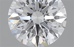 Picture of 1.08 Carats, Round with Excellent Cut, D Color, FL Clarity and Certified by GIA