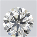 0.71 Carats, Round with Very Good Cut, J Color, VVS1 Clarity and Certified by GIA