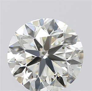 Picture of 0.70 Carats, Round with Very Good Cut, K Color, SI2 Clarity and Certified by GIA