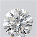 0.58 Carats, Round with Excellent Cut, G Color, VVS2 Clarity and Certified by GIA