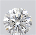 0.53 Carats, Round with Excellent Cut, E Color, VS2 Clarity and Certified by GIA