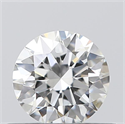 0.40 Carats, Round with Excellent Cut, G Color, VS2 Clarity and Certified by GIA