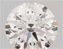 Lab Created Diamond 1.62 Carats, Round with ideal Cut, E Color, vvs1 Clarity and Certified by IGI
