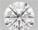 Lab Created Diamond 1.57 Carats, Round with ideal Cut, D Color, vvs1 Clarity and Certified by IGI