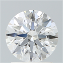 Lab Created Diamond 1.53 Carats, Round with Ideal Cut, E Color, VVS2 Clarity and Certified by IGI