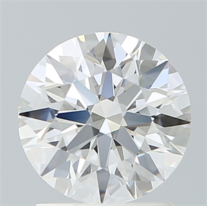 Foto Del inventario de diamantes de laboratorio, 1.53 quilates, Redondo , Color E, claridad VVS2 y certificado IGI de