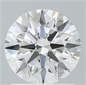 Lab Created Diamond 1.25 Carats, Round with Ideal Cut, D Color, IF Clarity and Certified by IGI