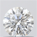 0.55 Carats, Round with Excellent Cut, H Color, VVS1 Clarity and Certified by GIA