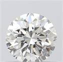 0.50 Carats, Round with Very Good Cut, H Color, VVS1 Clarity and Certified by GIA