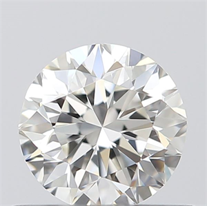 Picture of 0.50 Carats, Round with Very Good Cut, H Color, VVS1 Clarity and Certified by GIA