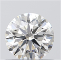 0.54 Carats, Round with Excellent Cut, G Color, VS2 Clarity and Certified by GIA