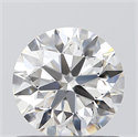 0.77 Carats, Round with Excellent Cut, F Color, VVS2 Clarity and Certified by GIA