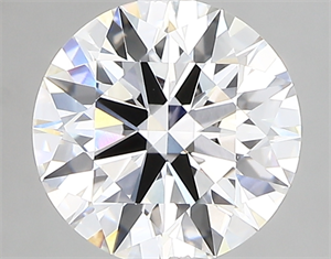 Picture of Lab Created Diamond 2.02 Carats, Round with ideal Cut, F Color, vvs1 Clarity and Certified by IGI