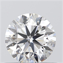 0.50 Carats, Round with Very Good Cut, D Color, VVS1 Clarity and Certified by GIA
