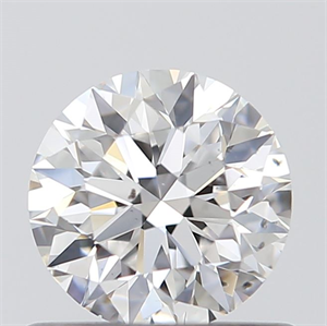 Picture of 0.62 Carats, Round with Excellent Cut, D Color, SI1 Clarity and Certified by GIA