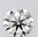 0.70 Carats, Round with Very Good Cut, H Color, SI1 Clarity and Certified by GIA