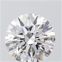 0.53 Carats, Round with Excellent Cut, D Color, VS1 Clarity and Certified by GIA