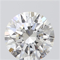 0.56 Carats, Round with Excellent Cut, F Color, VVS1 Clarity and Certified by GIA