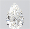 0.90 Carats, Pear E Color, VS2 Clarity and Certified by GIA