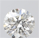 0.51 Carats, Round with Excellent Cut, H Color, VVS1 Clarity and Certified by GIA