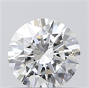0.51 Carats, Round with Excellent Cut, D Color, VVS2 Clarity and Certified by GIA