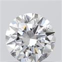0.51 Carats, Round with Excellent Cut, D Color, VVS1 Clarity and Certified by GIA