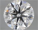 0.80 Carats, Round with Very Good Cut, D Color, VVS1 Clarity and Certified by GIA