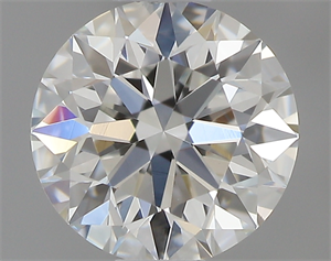 Picture of 0.53 Carats, Round with Excellent Cut, H Color, VVS1 Clarity and Certified by GIA